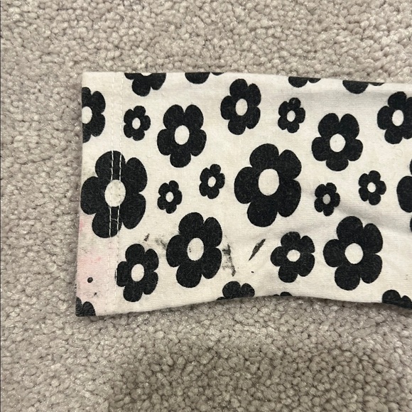 Good🎉 Condition FLAPADOODLES Floral Long Sleeve Dress with Black Tulle Skirt, 2T - Picture 6 of 13